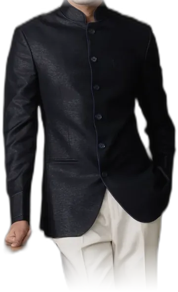 Bandhgala in black
