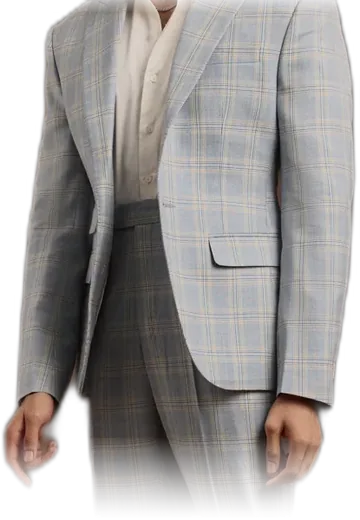 Windowpane jacket in windowpane