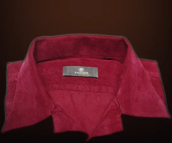 Tuscany Co-ord: Point collar · in red.