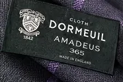 Dormeuil woven label on its cloth